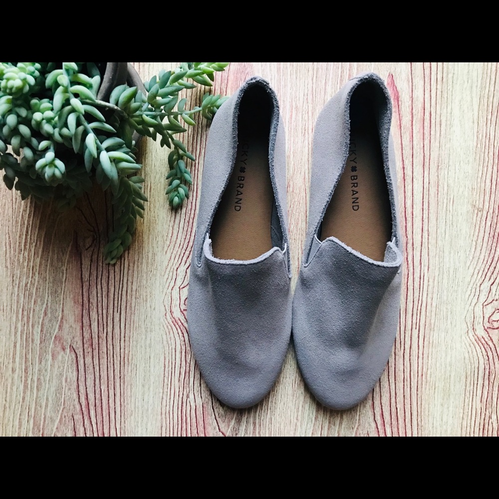 LUCKY BRAND suede shoes size 7.5